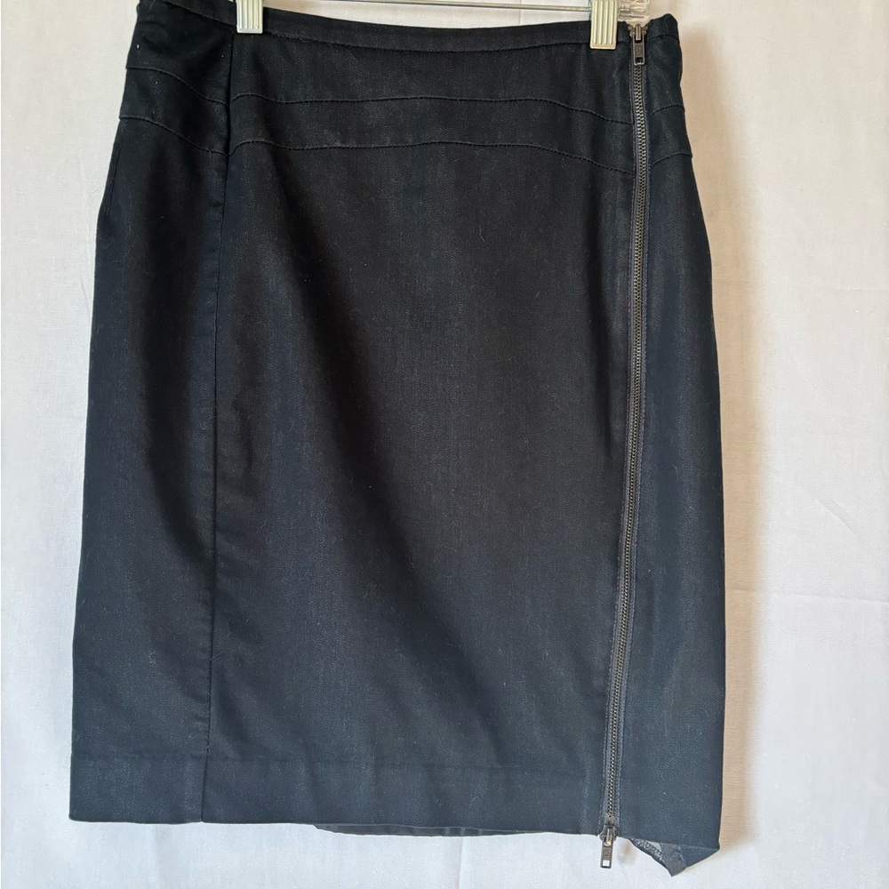 Worthington Deep Navy Pencil Skirt with Side Zipper